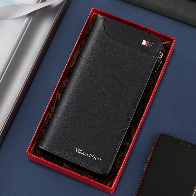 (Import Korea) Dompet Panjang Pria Dompet Hp Pria Dompet Pria Dompet Resleting Pria