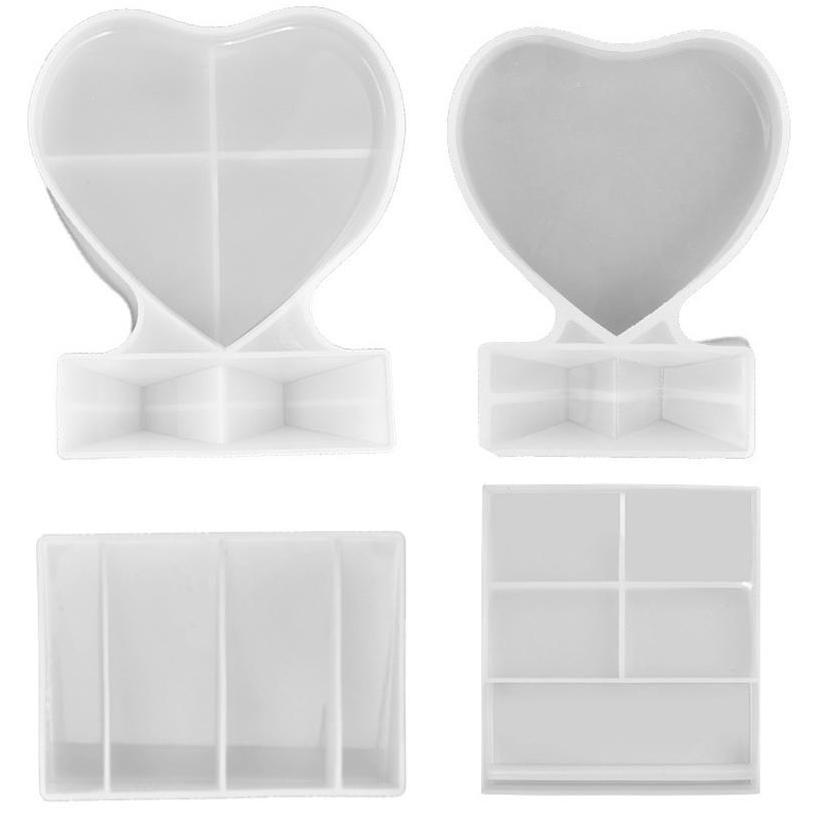 Cetakan Resin Craft Frame Bingkai Foto Silikon Bentuk Hati / Photo Frame DIY Silicone Mold Silikon
