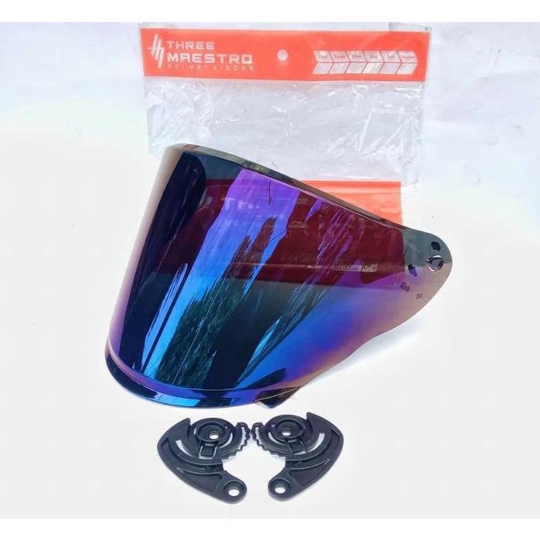 kaca helm nhk r6 iridium - visor helm nhk r6