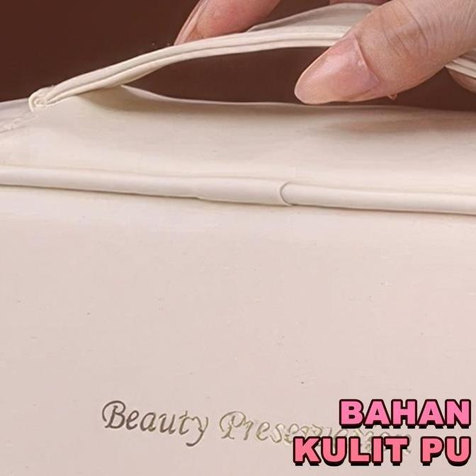 BOWATA Tas Make Up Multifungsi Tas Kosmetik Travel Waterproof Skincare Organizer BK6030