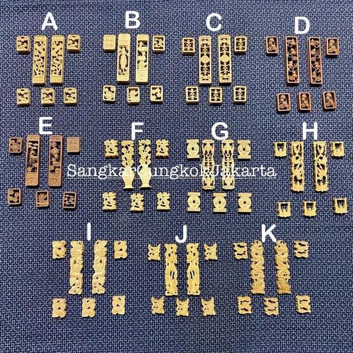 Aksesoris Sangkar Cungkok Variasi Kandang Kecil Pleci Bahan Bambu 1,2cm
