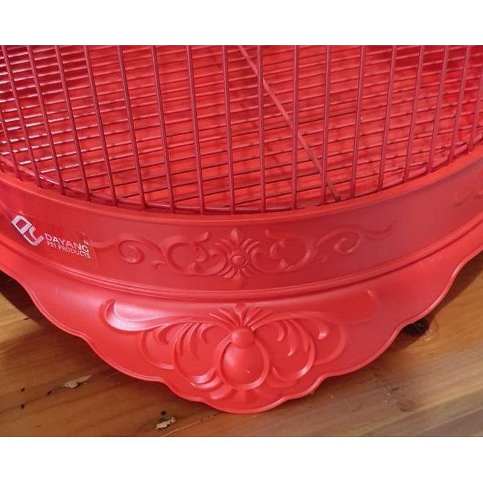 KBD KANDANG BESI BULAT CAPSUL DAYANG JERUJI TEBAL LOVEBIRD KONIN ROBIN