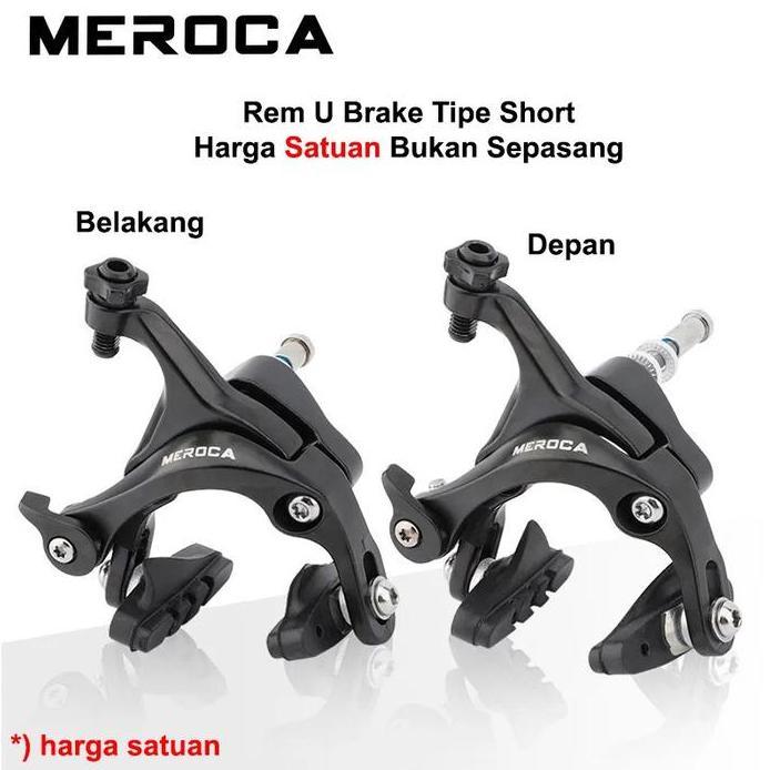 Meroca Rem Sepeda U Brake Double Pivot Short Seperti Shimano 105