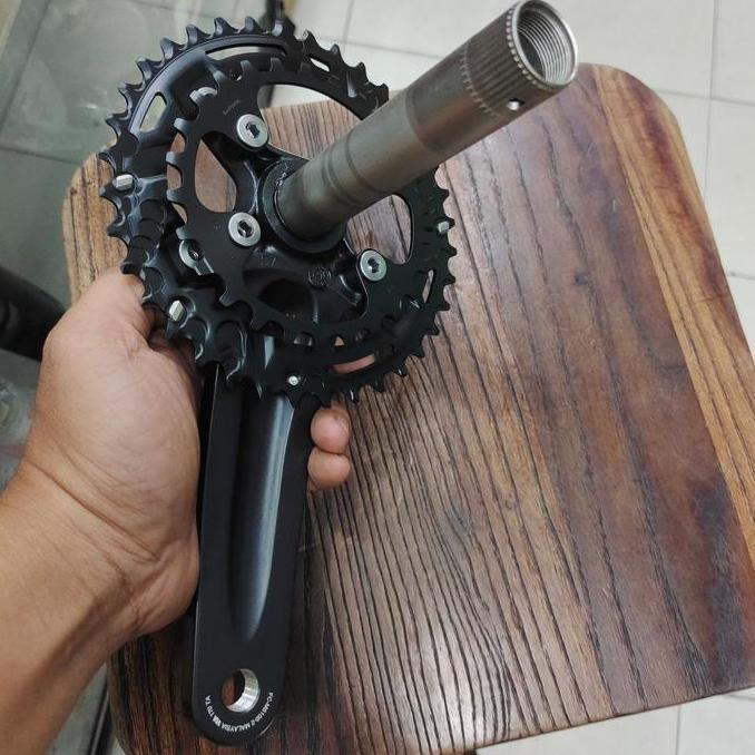 Crank 2 Speed Shimano DEORE FC-M5100-2 Double Original Box Crank MTB Deore M5100
