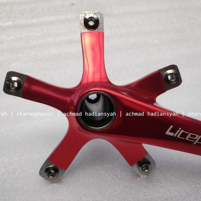ORIGINAL LitePro Plus Crank Hollowtech II BISA untuk Single juga Dual