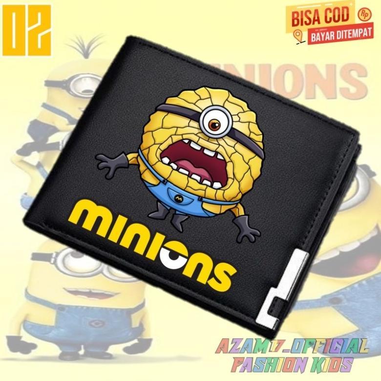 Saless Bisa Cod Dompet Wallet Minions Free Nama / Dompet Lipat Anak Dewasa Minions All Karakter