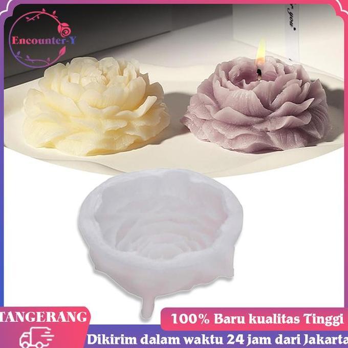 IDSTORE Cetakan Lilin Bunga Cetakan Bunga Pudding Cetakan Puding Silikon Bunga Cetakan Puding Siliko