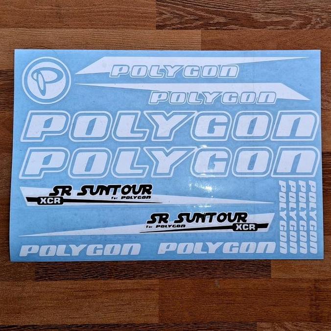 STIKER SEPEDA POLYGON CUTTING STICKER MTB ROAD BIKE