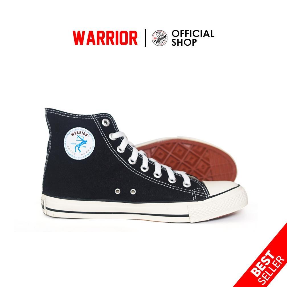 Grosir Sepatu Sekolah Warrior Sparta Hitam Putih Hc - Sepatu Sekolah Warrior Original