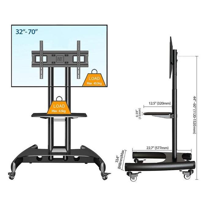 Tronic- Bracket Tv Monitor Led Lcd North Bayou Nb Ava1500 Nb Ava1500 32"-70"