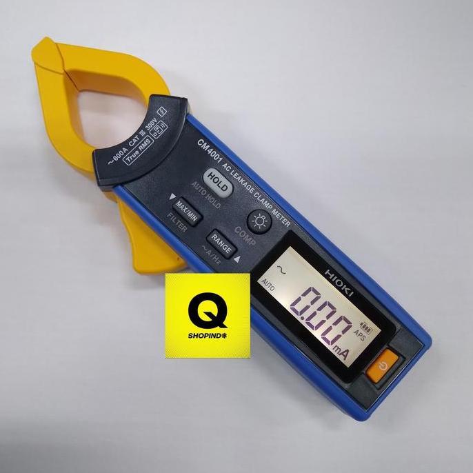 Update HIOKI CM4001KIT AC LEAKAGE CLAMP METER 600A AC / TANG AMPER / CLAMP AMPER qshop17 Murah