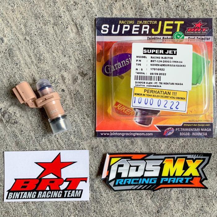 Injector Brt Yamaha Wr 150Cc 180Cc 200Cc 250Cc 300Cc R15Vva Aerox Mxking New Mio M3 Original Dan Ter