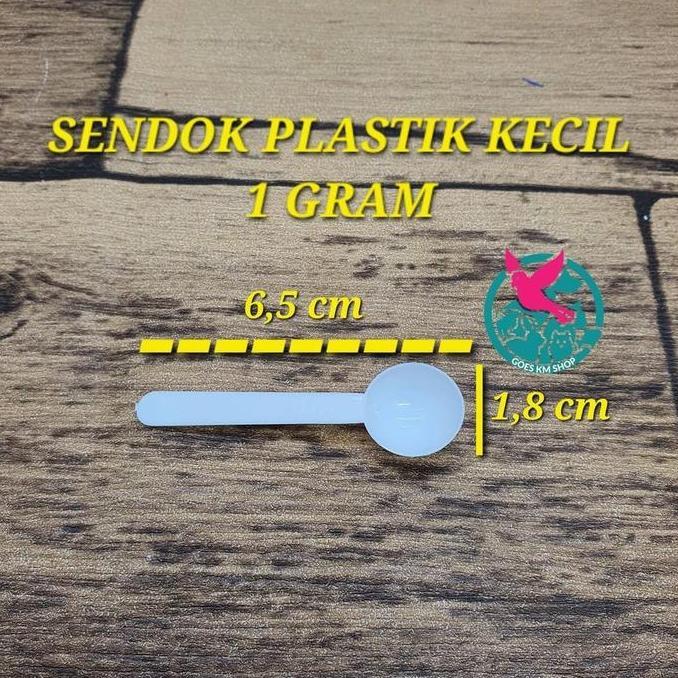 Min.10 pcs SENDOK TAKARAN KECIL SENDOK PLASTIK 1 GRAM SENDOK TAKAR OBAT POWDER