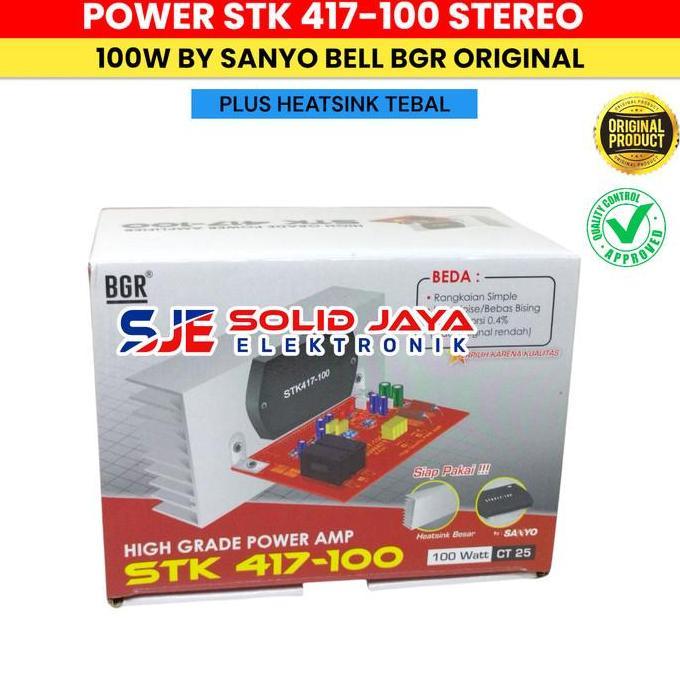 KIT POWER STK 417-100 STEREO 100W SANYOO AMPLIFIER STK417 100 W WATT STK463 STK465 463 465 140W  STK
