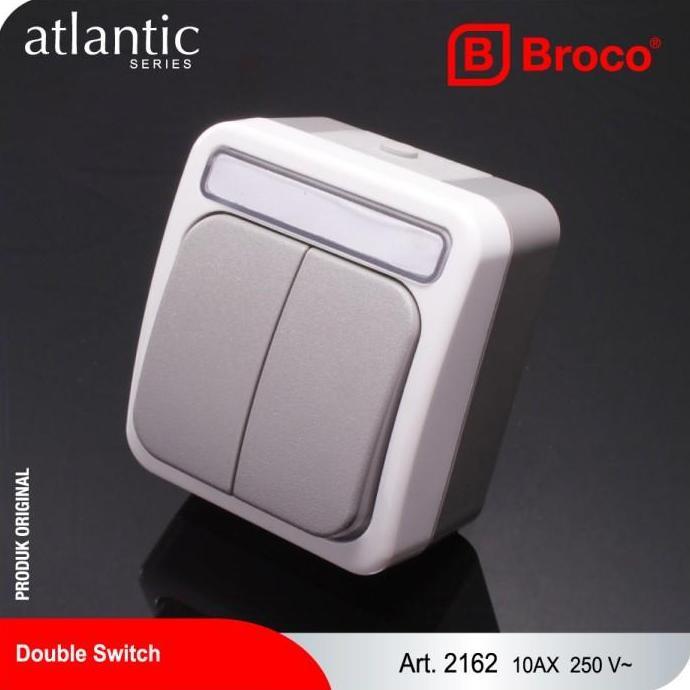 Promo Broco Saklar Seri Atlantic Saklar Outdoor Waterproof (2162)