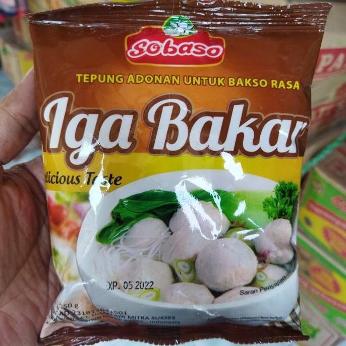 Kriuk- Tepung Adonan Bakso Sobaso Rasa A Bakar 250G ( 4 Pcs )
