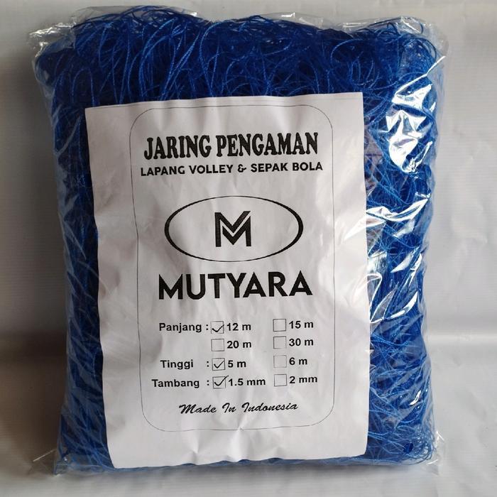 Jaring Penghalang Lapangan Voli Dan Sepak Bola 5X12 1,5Mm