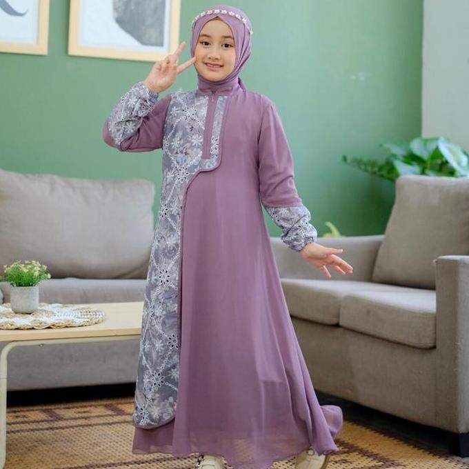 Alifa Dress // Gamis Anak Premium