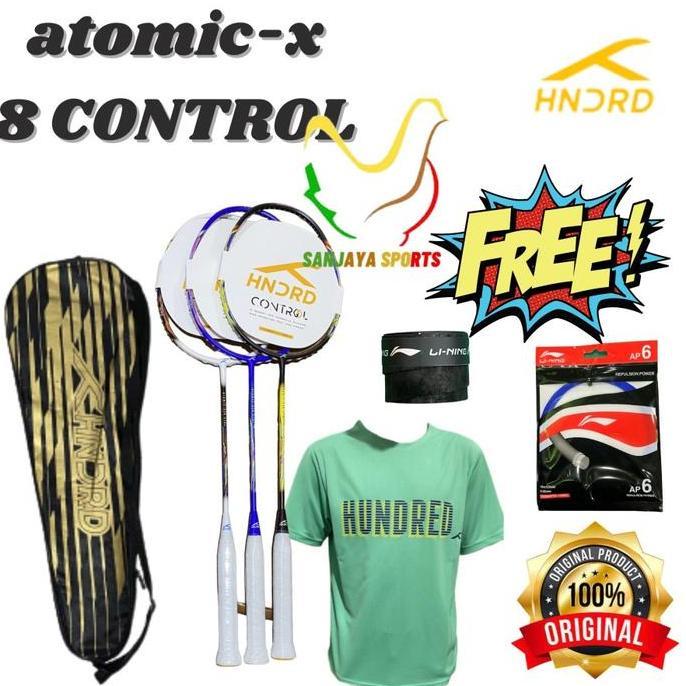 feranagrup RAKET BULUTANGKIS BADMINTON HUNDRED ATOMIC-X 38 POWER | ATOMIC-X 38 CONTROL ORIGINAL Disk