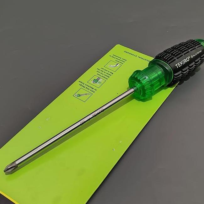 Tekiro Obeng Plus Minus Gagang Karet 6Mm Tekiro Ter