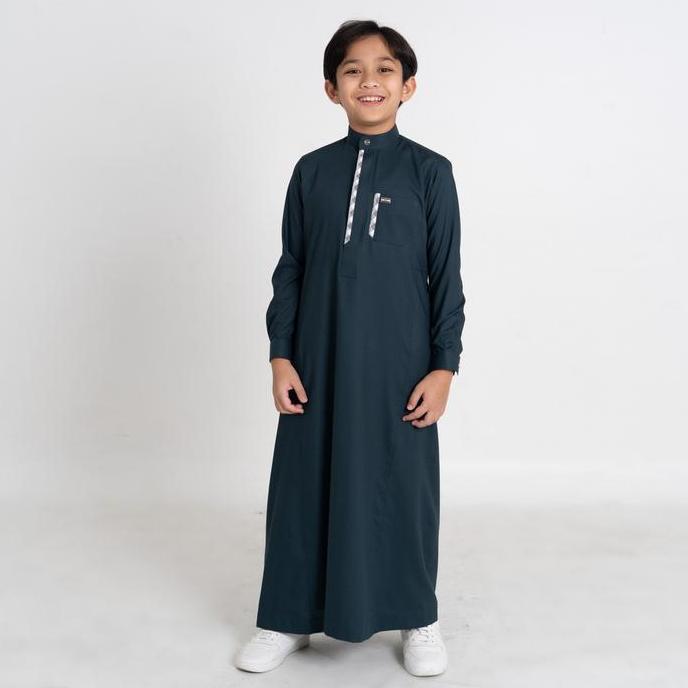 Qori Apparel Jubah / Gamis Anak Irbadh bin Sariyah Lengan Manset GRA-2