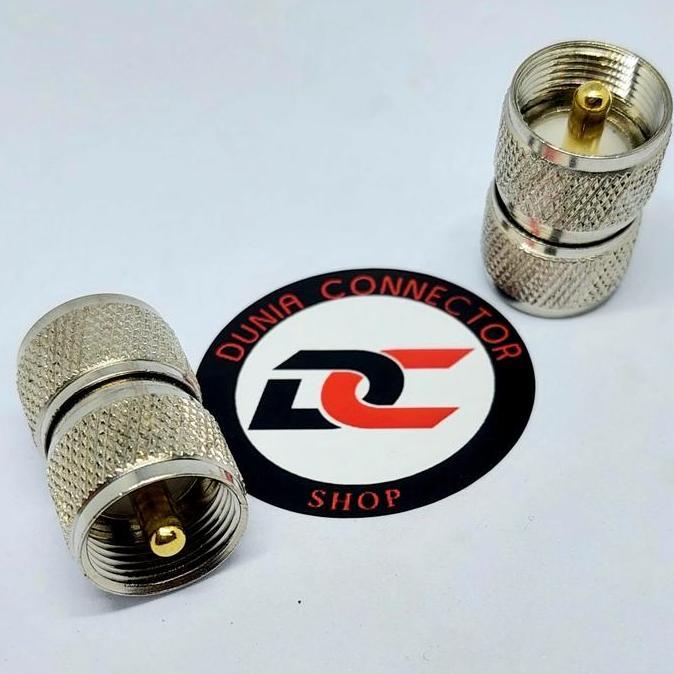 KONEKTOR UHF MALE TO UHF MALE DC27