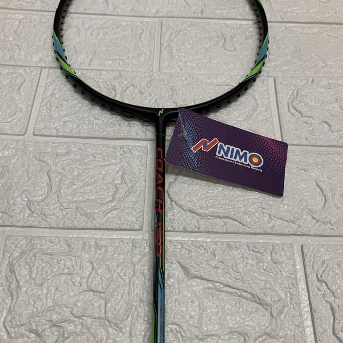 musli.store Raket Badminton TRAINING RACKET NIMO 150/nimo coach 150 +tas+grip ORI Diskon