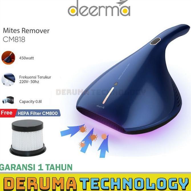 Deerma CM818 Vacuum Cleaner Vacum Pembasmi Kutu Tungau Kasur CM800