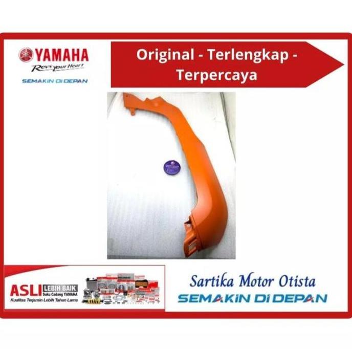 Grosir Original Mole Side Cover 1 & 2 / Cover Mole Sayap Sirip Bawah Orange Yamaha Fazzio