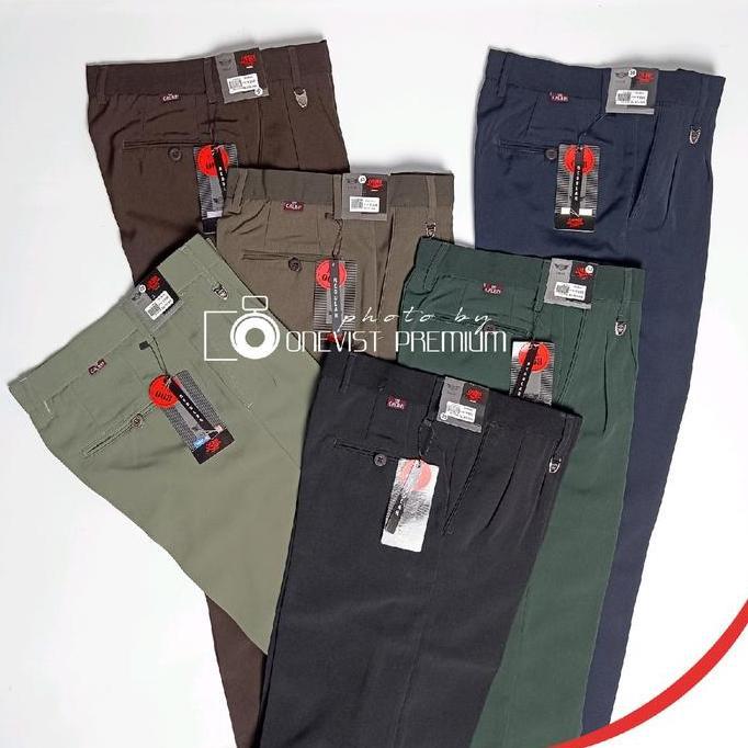 PROMO / Celana Bahan Pria CALBIN Formal (100% ORIGINAL) Celana Formal Reguler/Celana Bahan Calbin Te