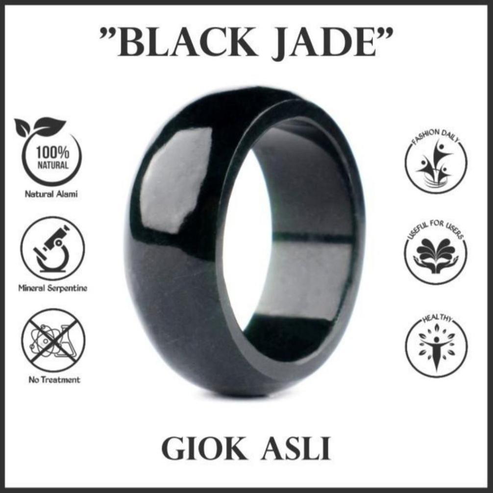 Best Sale CodCicin Kesehatan Pria Wanita Batu Giok Hitam Or Natural Jade