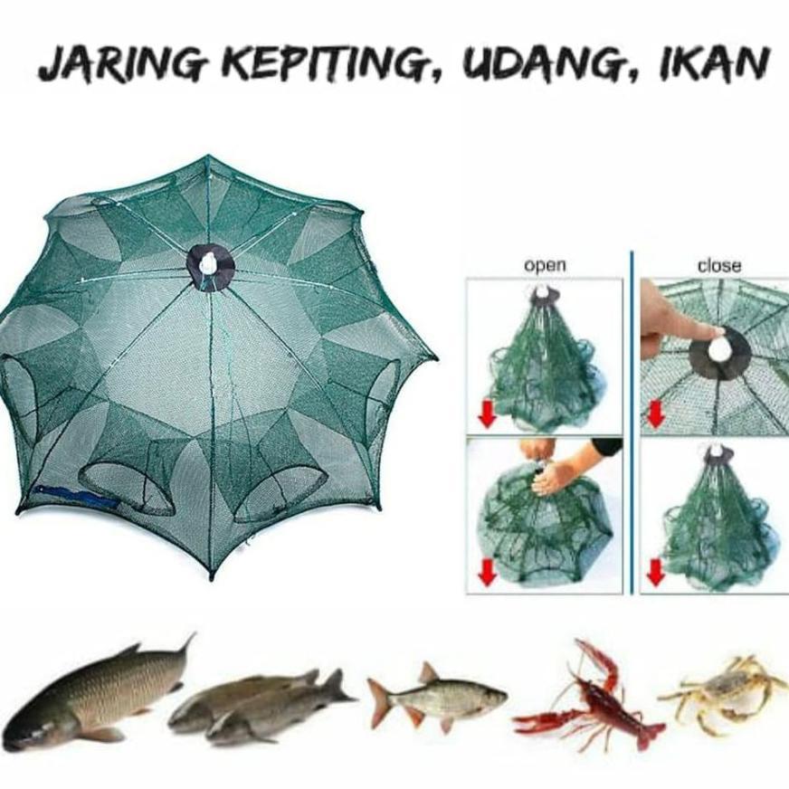Jaring Payung Ikan Udang Kepiting