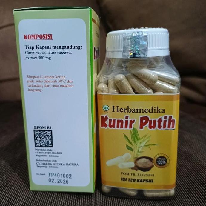 Intm- Obat Herbal Kapsul Kunir Putih Herbamedika