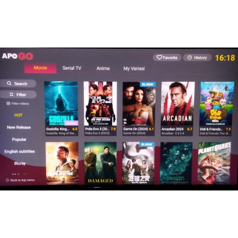 bestpromo android tv box akari ax810 + svi apo go mo