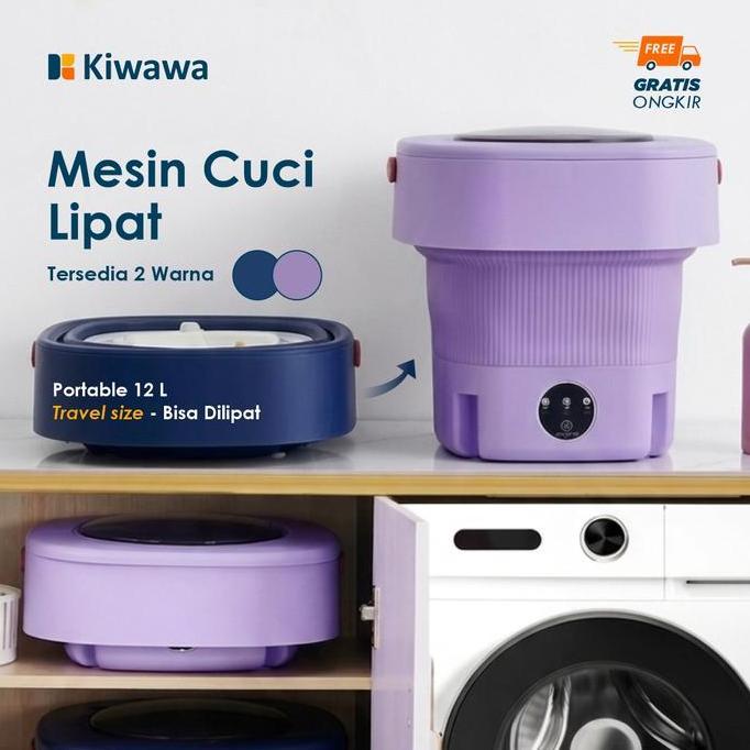 Kiwawa Mesin Cuci Portable Lipat 12L Mini Travel Sterilisasi - COBY PW 50
