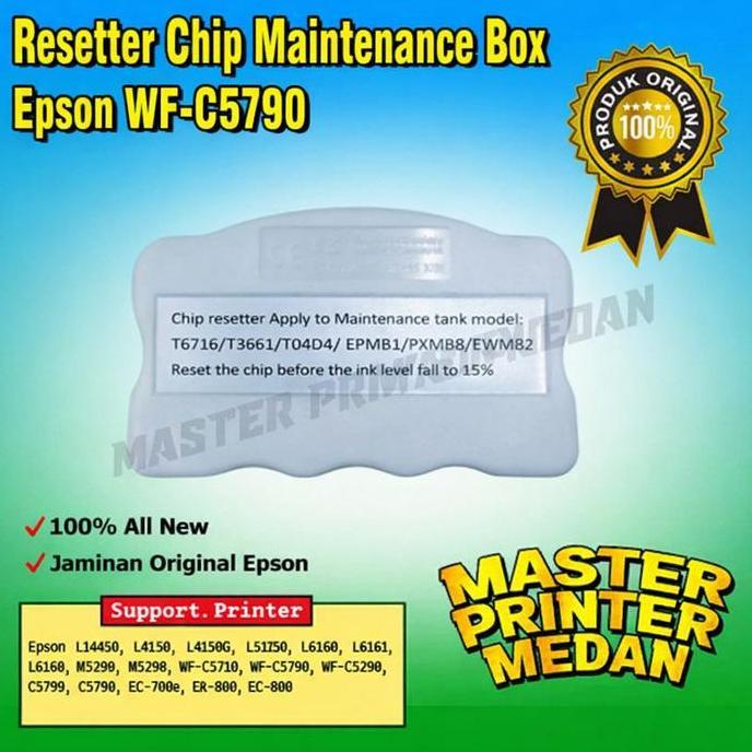 TERBARU - Resetter Chip Maintenance Box Epson WF-C5790