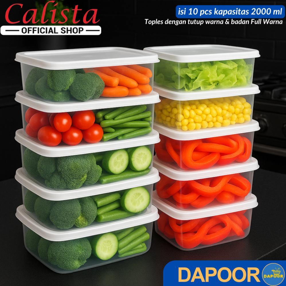 NEW FOOD CONTAINER RUMOI PREMIUM KOTAK PENYIMPANAN BUMBU KULKAS SERBAGUNA SET FOOD CONTAINER/CALISTA