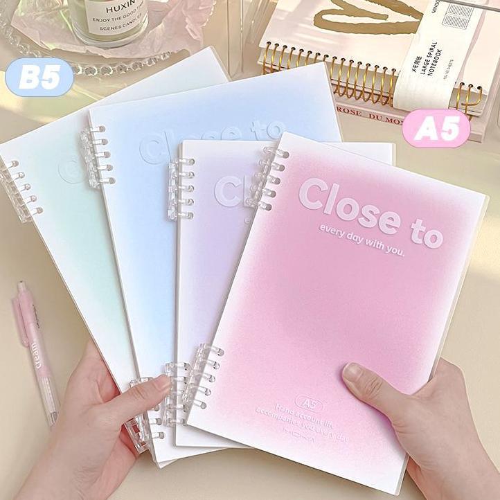 A5 B5 Notebook Buku Lucu Binder Notebook Aesthetic Binder Kuliah Buku Catatan Buku Tulis Sekolah