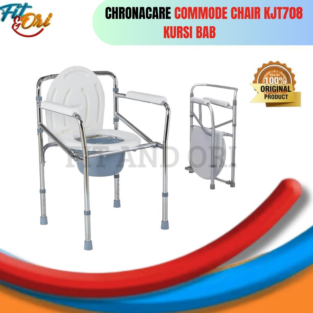 Kursi Bab Manula Lansia / Commode Chair Chrona Care Kjt708 Tanpa Roda Kursi Lansia Kursi Bab