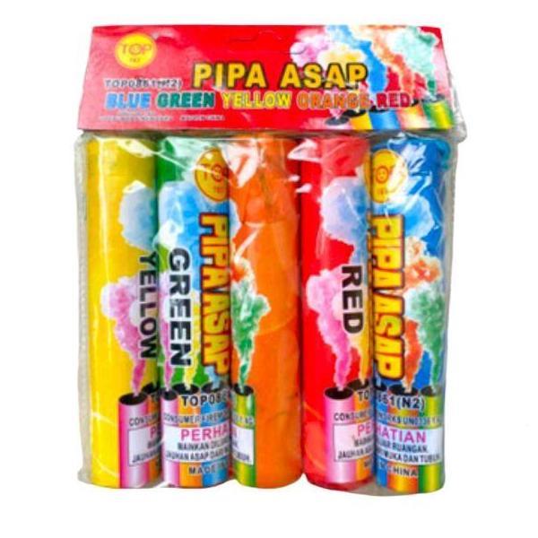 Smoke Bomb 60 Detik Per Pack Isi 5 pcs / Bomb Asap / Pipa Asap