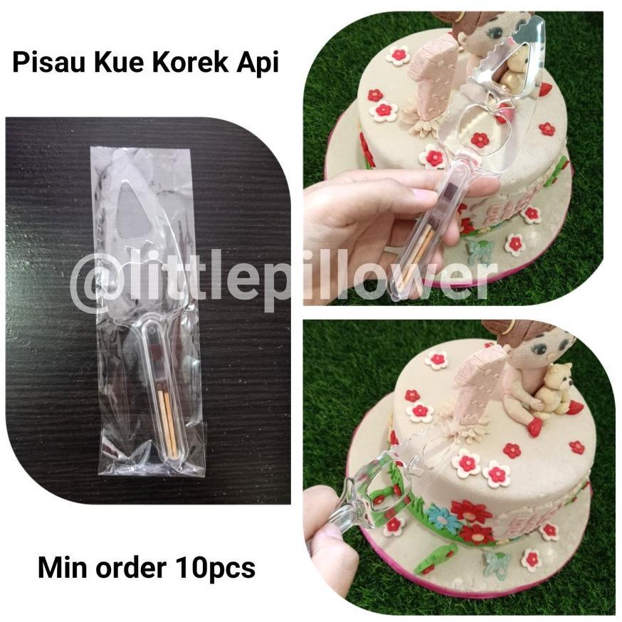 NEW LPD(Isi 10pcs - PISAU KUE) Pisau Kue Korek Api/Pisau Kue Tart/Pisau Kue Bolu [terbaik][terlaris]