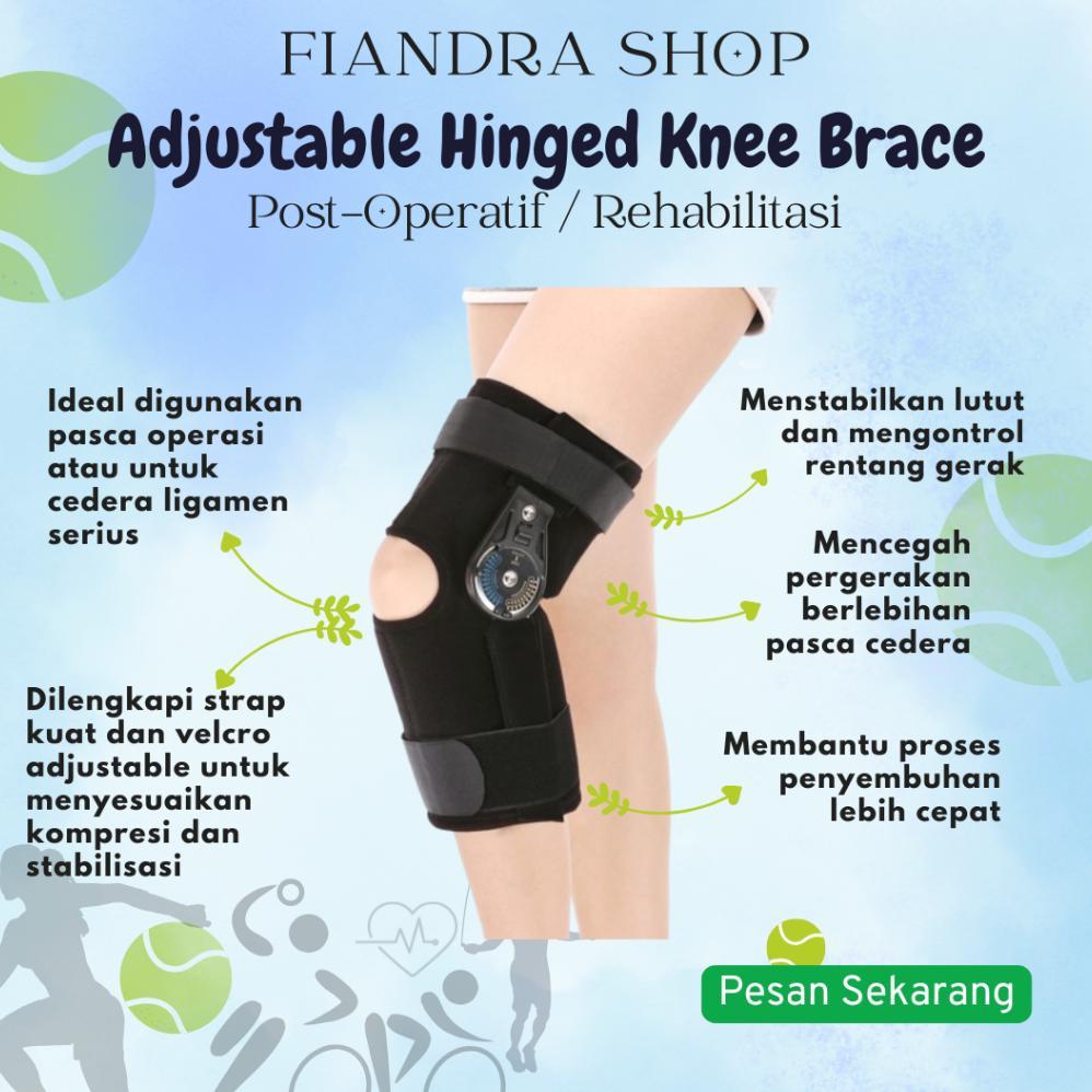 Deker Penyangga Lutut Pelindung Lutut Cidera Penyangga Lutut Kaki Knee Decker Rom Joint Original New