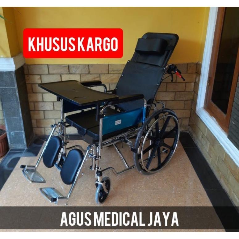 (Exspedisi)Kursi Roda 4 In 1 Racing/Kursi Roda 4In1 Racing/Kursi Roda Toilet