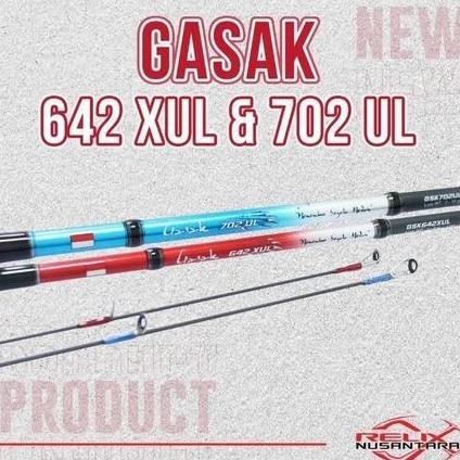 Joran Relix Gasak 642 XUL, 702 UL SG bervarian | joran pancing relix gasak XUL dan UL
