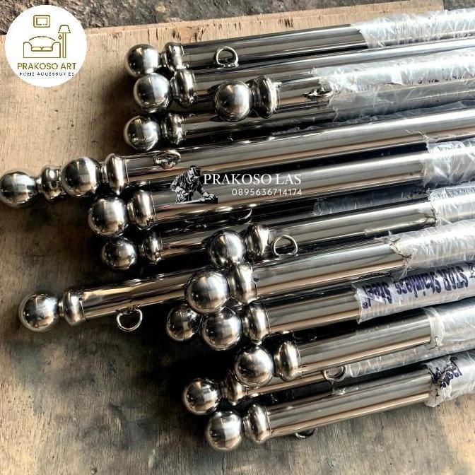 Tiang Bendera Stainless Outdoor 3 M Terlaris