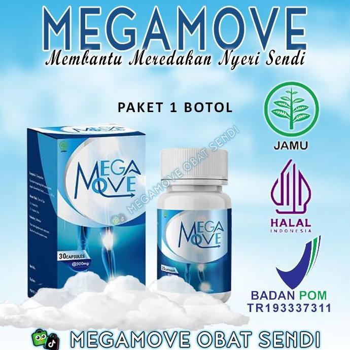 Megamove 1 BOTOL Megamove Obat Pereda Nyeri Sendi