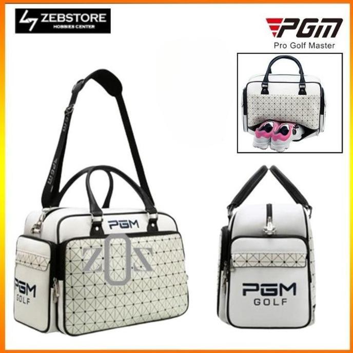 Ready Sale Tas Golf Duffle Boston Bag Pgm Jinjing Carrier Sepatu Wanita White Waterproof Promo Big S