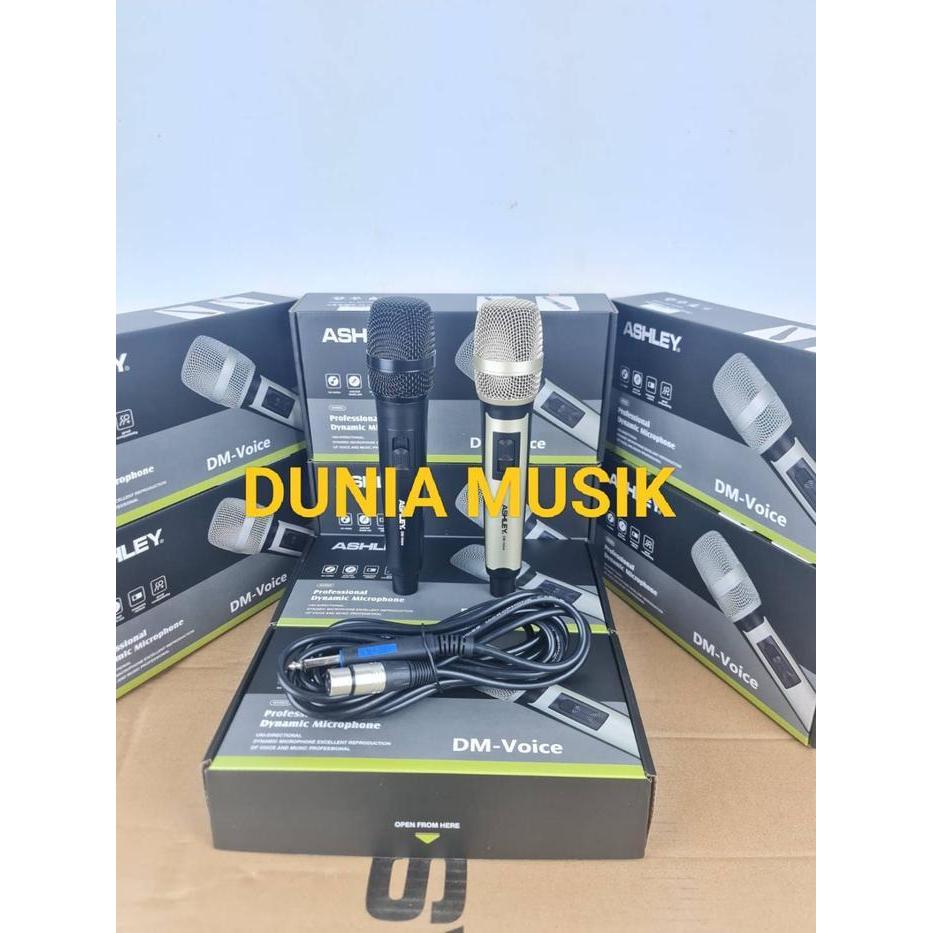 MICROPHONE KABEL ASHLEY DMVOICE DM VOICE ORIGINAL ORIGINAL DAN TERPERCAYA