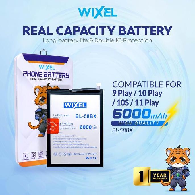 Waiyulimanshop - WIXEL Baterai Double Power BL-58BX BL58BX Infi nix 9 Play X680 10 Play X688 X688C  