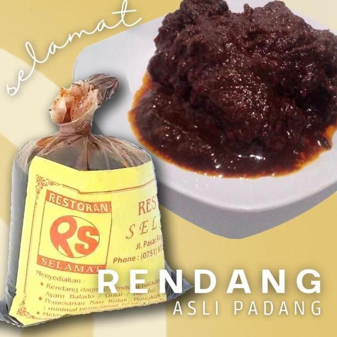 rendang selamat padang 500gram frozen Frozen SNC